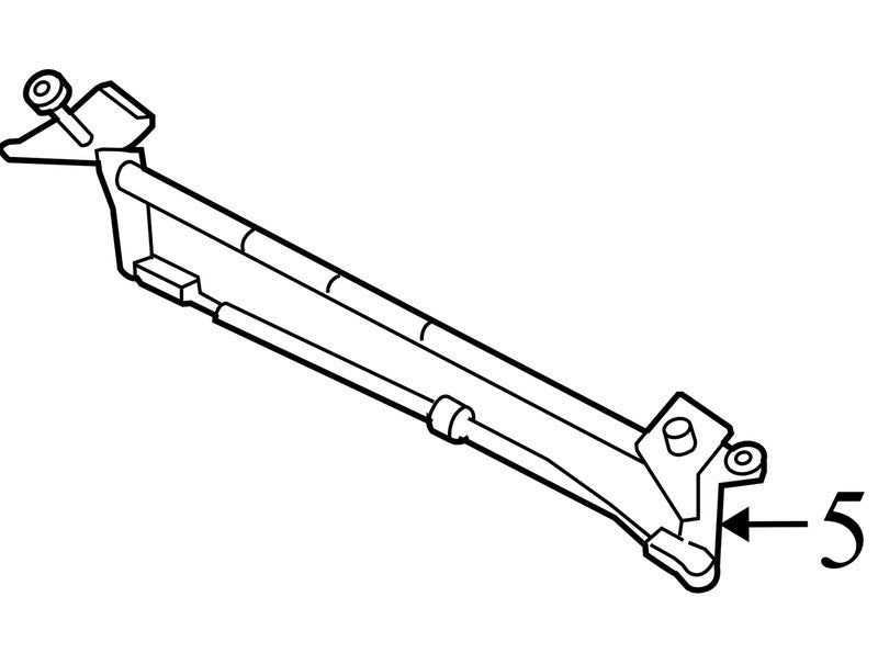 9E5117566AA 2006-09 Ford Fusion Front Windshield Wiper Linkage W/ Motor Used 9E5117566AA OEM