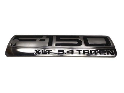 5L3416B114PA 2004-2008 Ford F-150 XLT Chrome Emblem Used OEM 5L3416B114PA