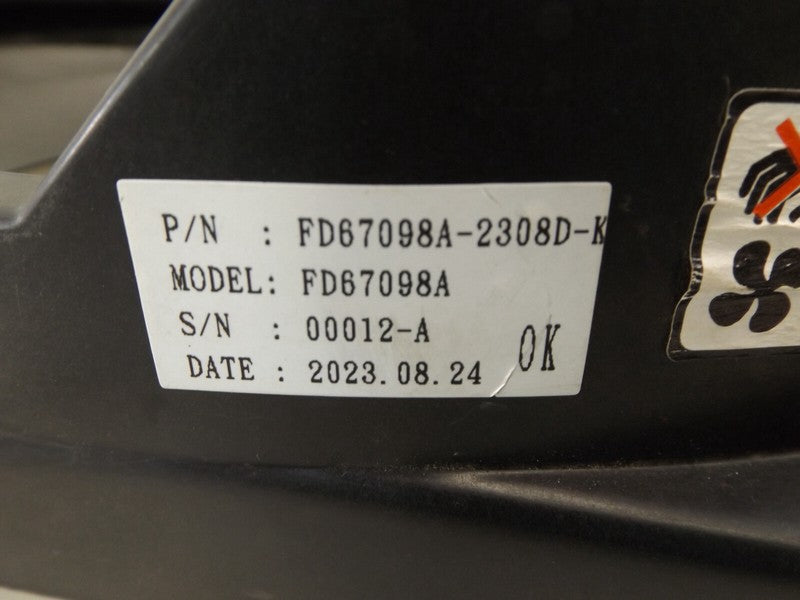 FD67098A2308D 2012-2014 Ford Focus Front Engine Cooling Fan Assembly 2.0L Used CV6Z8C607R OEM