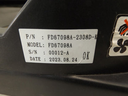 FD67098A2308D 2012-2014 Ford Focus Front Engine Cooling Fan Assembly 2.0L Used CV6Z8C607R OEM