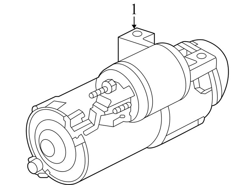 12609317 2010-2017 Chevrolet Equinox 2.4L Starter Motor Used OEM 12609317
