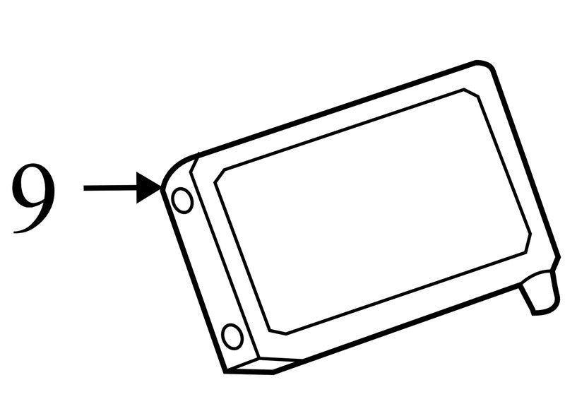 22851302 2011-2016 Chevrolet Cruze GPS Navigation System Module Used 23349763 OEM