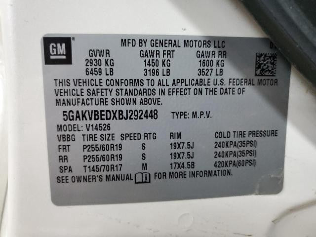 22757205 2008-2012 Buick Enclave Dashboard Panel Used 22757205 OEM