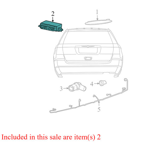 05026153AC 2008-2010 Chrysler Town &amp; Country Parking Aid Control Module Used OEM
