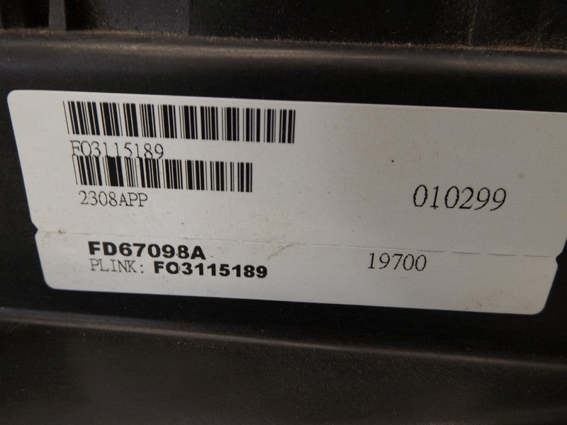 FD67098A2308D 2012-2014 Ford Focus Front Engine Cooling Fan Assembly 2.0L Used CV6Z8C607R OEM