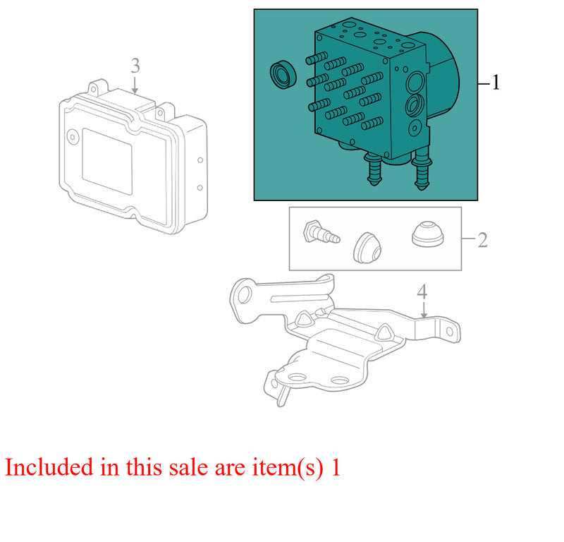 23156466 2010-2017 GMC Terrain ABS Modulator Assembly Used 23156466 OEM