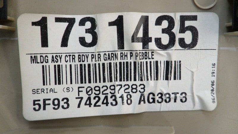 5F937424318AG 2005-2007 Ford Five Hundred RL Door Pillar Post Trim Used 5F937424318AG OEM