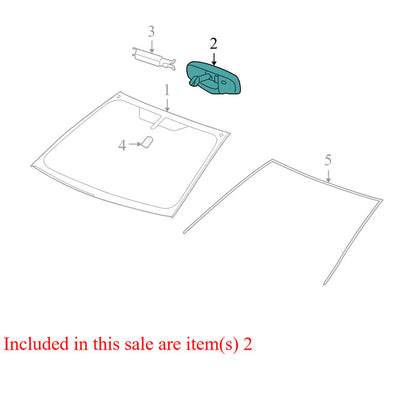 22905183 08-12 Chevrolet Malibu Interior Rear View Mirror Onstar Telematics 15292249 OEM