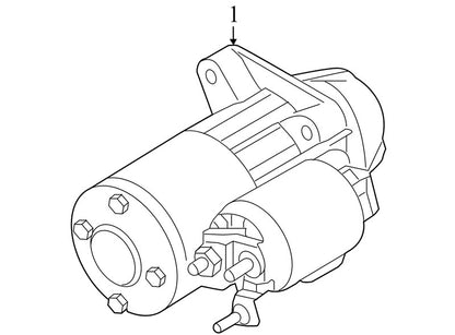 BE8Z11002A 2011-2019 Ford Fiesta Starter Motor AE8T11000 Used OEM