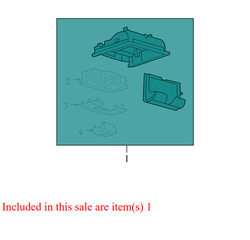 9T4378519A58 2009-2010 Ford Edge Dome Light Used 9T4378519A58 OEM