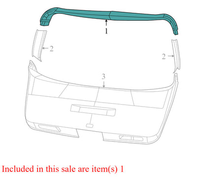 1BZ30DW1AB 2009-2010 Dodge Journey Rear Interior Liftgate Trim Used OEM 1BZ30DW1AB 