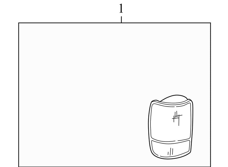 19179679 1998-2005 Chevrolet Blazer Driver Rear RL Tail Light Used OEM 16518499A39