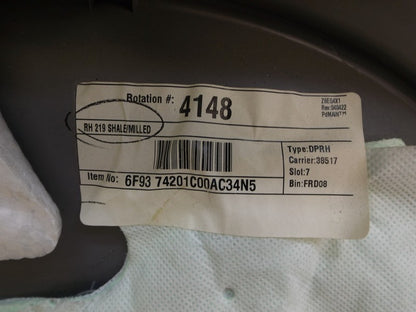 6F9Z7427406AA 2005-2007 Ford Freestyle Passenger Rear RR Interior Door Panel Used OEM