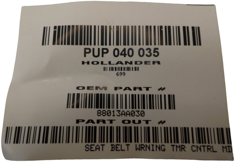 88013AA030 1995-1999 Subaru Legacy Seat Belt Warning Timer Control Module Used OEM 