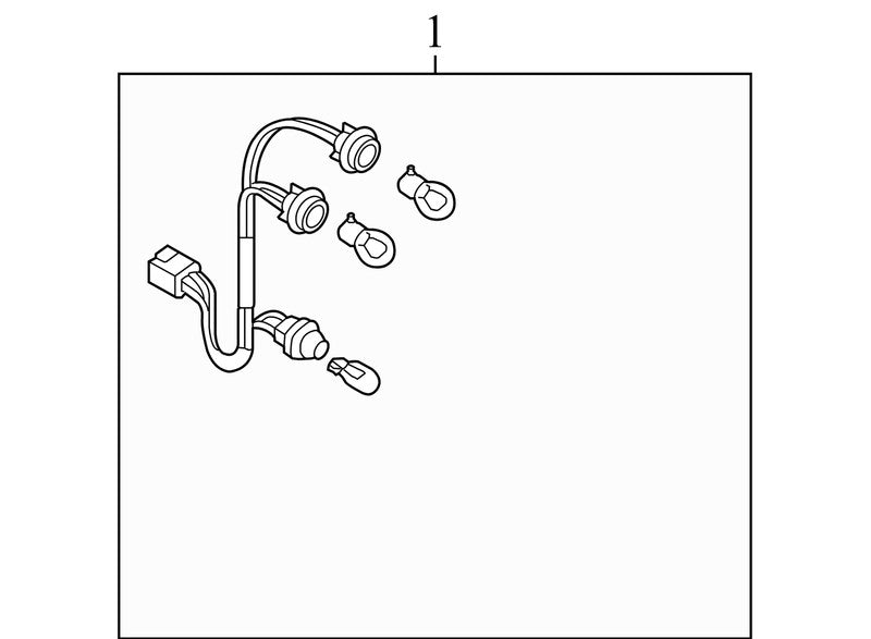 EF9151180C 2005-2006 Mazda Tribute Passenger RR Tail Light Assembly Used EF9151180C OEM