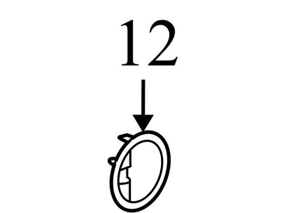 10375937 2004-2008 Pontiac Grand Prix Passenger FR Interior Door Handle Bezel Used OEM