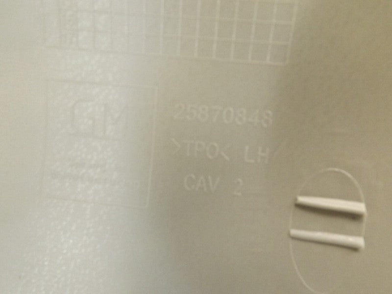 22789039 2009-2012 Chevrolet Traverse Left A-Pillar Trim Panel Used 22789040 OEM