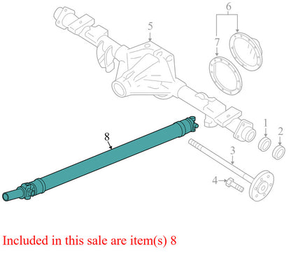 15711948 2008-2013 GMC Sierra 1500 Rear Driveshaft Used 15711948 OEM