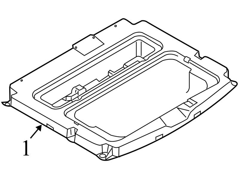 8L8Z78115A00A 2008-2012 Ford Escape Trunk Floor Cargo Storage Box Used OEM 8L8478310B28BJ