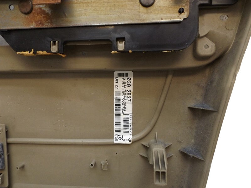 8L9Z7823942HA 2006-2010 Mercury Mountaineer Driver FL Interior Door Panel Used OEM 