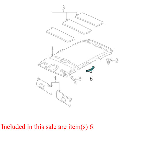 5L8478310406AA3 2005-2006 Mazda Tribute Passenger FR Interior Grab Bar Used 5L8478310406AA3 OEM
