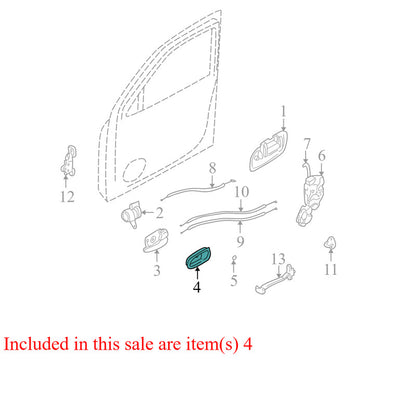 8261126000 2001-06 Hyundai Santa Fe Driver Left Interior Door Handle Trim Used 8261126000