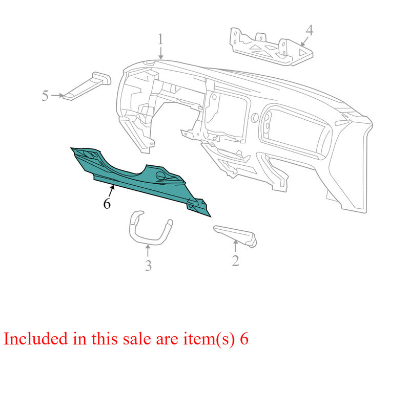 F67Z10017A28AA 1998-2005 Ford Ranger Instrument Panel Knee Bolster Used OEM F67Z10017A28AA