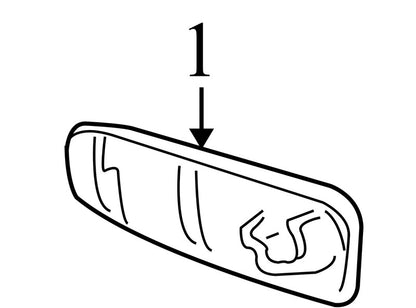 5FW47XS5AB 1999-2004 Jeep Grand Cherokee Passenger Rear RR Exterior Door Handle Used OEM
