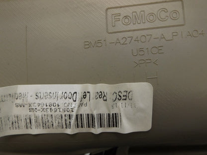 BM51A27407A 2012-2014 Ford Focus RL Door Interior Trim Panel Used CP9Z5827406DA OEM