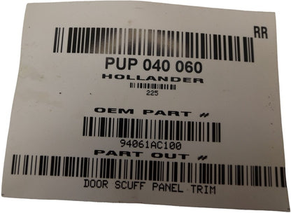 94061AC100 1995-1999 Subaru Legacy Passenger Rear RR Door Sill Trim Used OEM 94061AC100