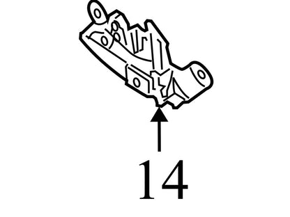 65601JM00A 2008-2015 Nissan Rogue Front Hood Latch Used OEM 65601JM00A