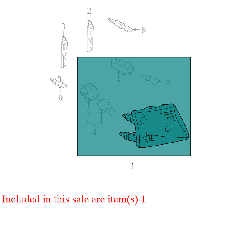 6L5Z13008AA 1998-2005 Ford Ranger Driver Left Headlight Used OEM 1L5X13006B