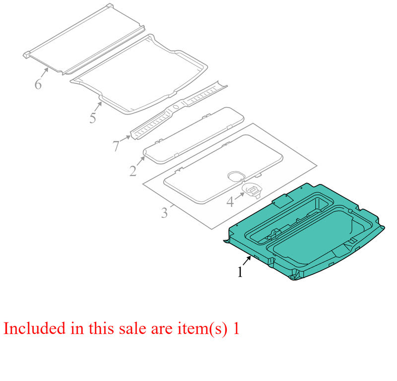 8L8Z78115A00A 2008-2012 Ford Escape Trunk Floor Cargo Storage Box Used OEM 8L8478310B28BJ