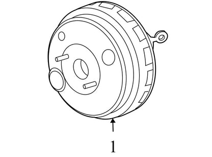 6L8Z2002A 2008-2012 Ford Escape Power Brake Booster Used OEM 9L842B195CD