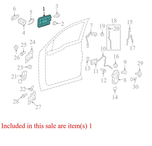 CL3Z1522404AB 2004-2014 Ford F-150 Passenger FR Exterior Door Handle Used CL3Z1522404AB OEM