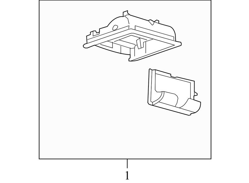 9T4378519A58 2009-2010 Ford Edge Dome Light Used 9T4378519A58 OEM
