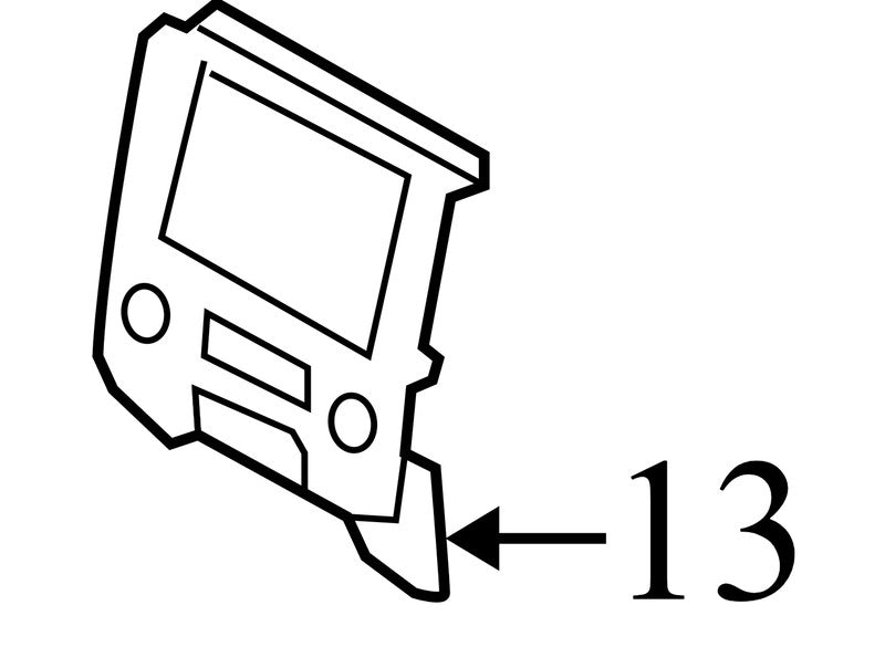 302AF38PA 2008-2012 Mercury Mariner Dashboard Radio Bezel Used 8E6Z7804302AA OEM