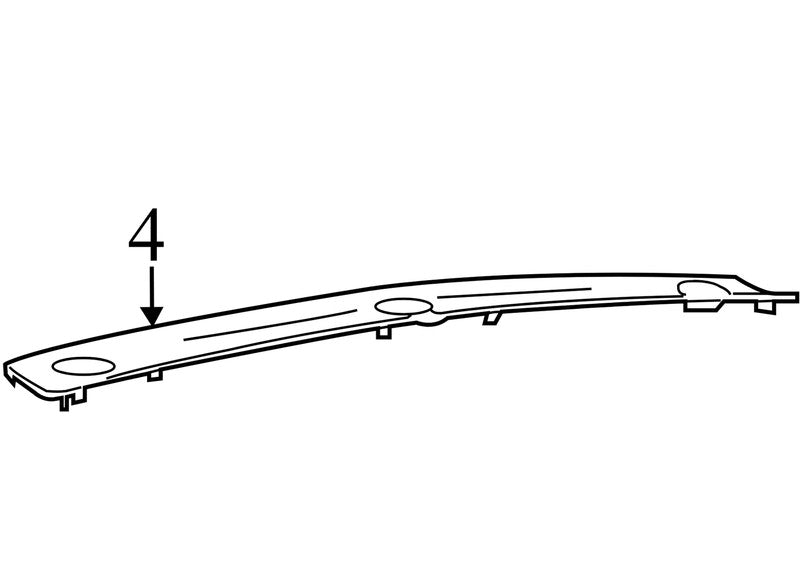 1SE86DX9AD 2015-2018 Dodge Grand Caravan Dashboard Air Vent Trim Used 1SE86DX9AD OEM