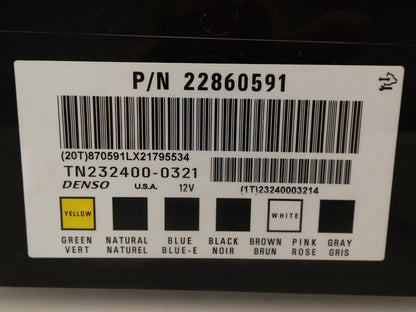 22860591 2009-2012 Chevrolet Traverse Body Control Module 3.6L Used 22860591 OEM