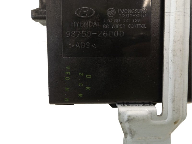 9875026000 2004-2006 Hyundai Santa Fe Back Glass Wiper Control Module Used 9875026000 OEM