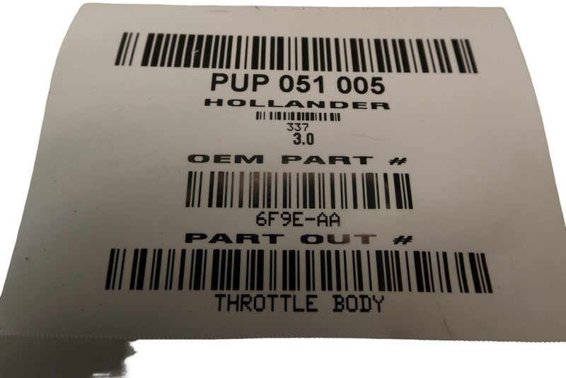 6F9E-AA 2005-2007 Ford Freestyle 3.0L Fuel Injection Throttle Body Used OEM 6F9E-AA