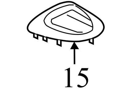 96941JM02A 2008-2015 Nissan Rogue Shifter Bezel Boot Trim Used OEM 96941JM01A