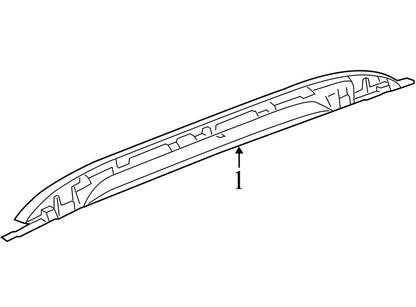 84016251 2010-2017 GMC Terrain FL FR Roof Luggage Carrier Side Rails Used 84016251 OEM