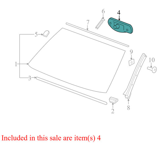 13524917 2008-2009 Chevrolet Silverado 1500 Interior Rear View Mirror Used 25774613 OEM