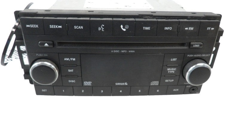 5064951AK 08-11 Dodge Dakota Radio Control Unit REQ W/ Satellite Radio Used Z5064410AF OEM