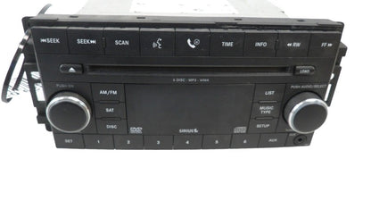 5064951AK 08-11 Dodge Dakota Radio Control Unit REQ W/ Satellite Radio Used Z5064410AF OEM