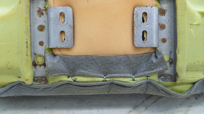 3W1Z5463804BAA 2004 Lincoln Town Car Rear Seat Cushion Pad w/ Seat Cover Used OEM