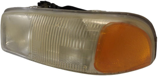 15218077 1999-2006 GMC Sierra 1500 Driver FL Headlight Used OEM 16524541
