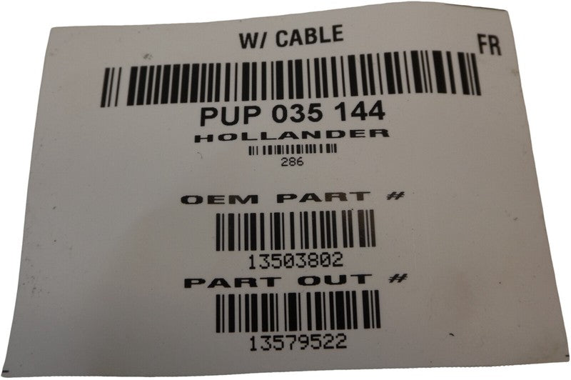 13579522 2010-2017 Chevrolet Equinox Passenger Front Right Door Lock Actuator 13503802