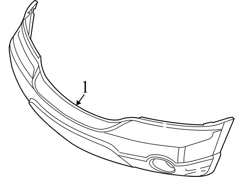 5102341AB 2004-2008 Chrysler Pacifica Front Bumper Cover Used OEM 5102341AB 